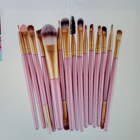 Atelier Sona Other - 15 Piece Make Up Brush Set- PinkThis